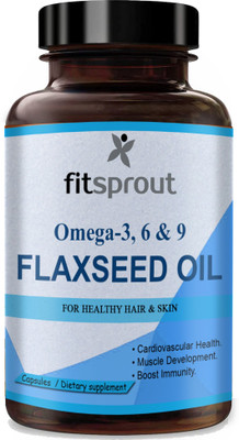 Fitsprout Flaxseed extract Capsules Omega 369 (D56)(30 Capsules)