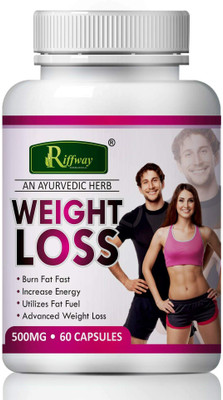 Riffway Weight Loss Herbal Solution Helps In Weight Management & Boosts Metabolism(60 Capsules)