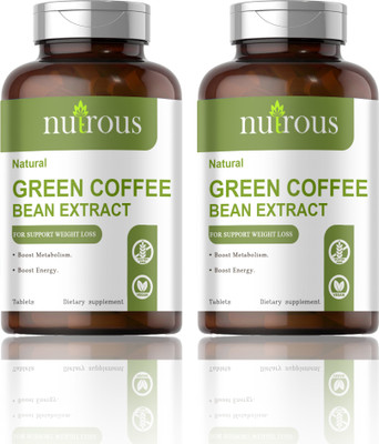 Nutrous Green Coffee Bean Extract Weight Loss Tablets (D250)(120 Tablets)