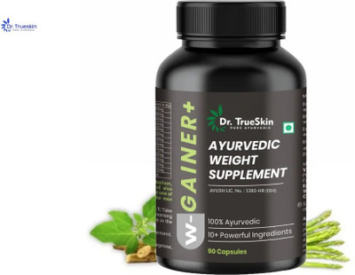Dr. Trueskin W-Gainer+ Capsules for Mass Gain Support Power(90 Capsules)