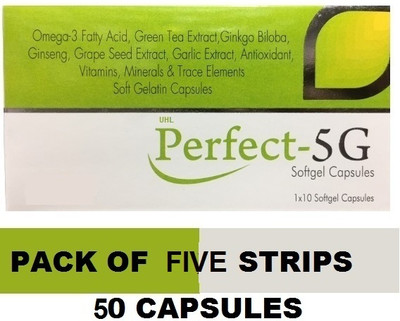 Uhl PERFECT 5G MULTIVITAMIN CAPSULE FROM AMAZING RESEARCH (5*10CAPS)(5 x 10 Capsules)