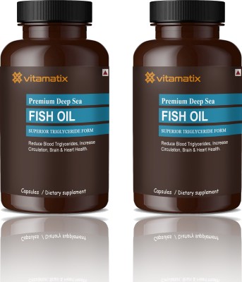 Vitamatix Deep Sea Fish Oil 2500mg (Omega 3 Fish Oil) (K240)(2 x 60 Capsules)