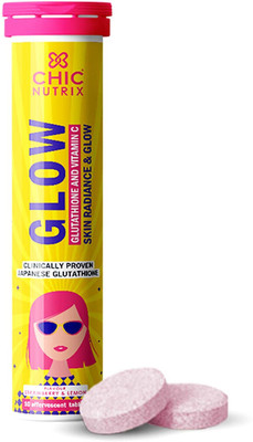 Chicnutrix Glow - Japanese OPITAC Glutathione & Vitamin C for bright & even skin(10 Tablets)