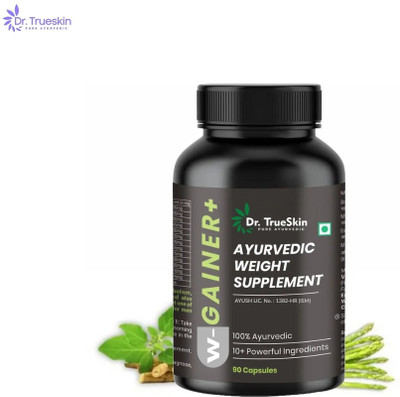 Dr. Trueskin W-Gainer+ Capsules Herbal Vitality Tonic Power(90 Capsules)