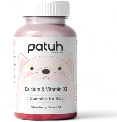 PatuhHealthCare Patuh HealthCare Calcium And Vitamin D3 For Kids Promotes Bone Health 30 Gummies(30 x 1 No)