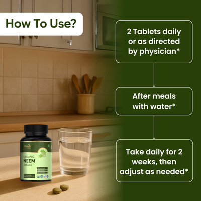 ORGANIC SPREE Neem Tablets 90 Tablets(12 mg)