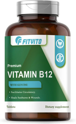 Fitvito Plant Based Vitamin B12 Tablets (D84)(30 Tablets)