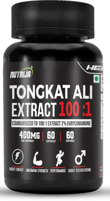NutriJa Tongkat Ali Extract 400mg Capsules(60 Capsules)