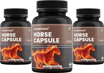 CaptainFitness Capsule| Energy, Strength & Stamina#125#(3 x 30 Capsules)