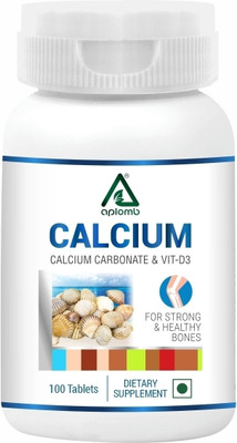 Aplomb Calcium With Vitamin-D3 Complete Bone Health & Joint Support Supplement(625 mg)