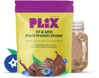 The Plant Fix Plix Fit & Slim Plant Protein Shake with 12G Protein, 5.2G Fiber, 6 Fruits & Veggies(350 g)