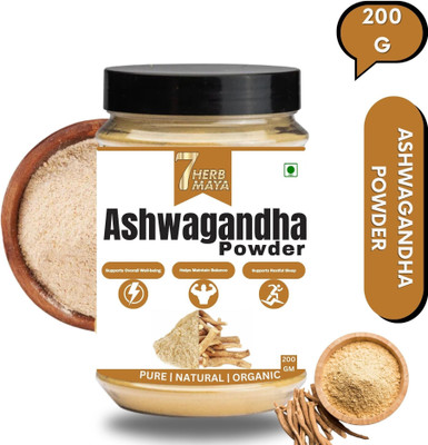 7Herbmaya New Ashwagandha Powder For Performance Revitalise Body & Mind(200 g)