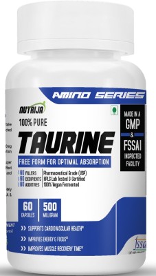 NutriJa L-Taurine 500mg(60 Capsules)