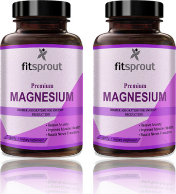 Fitsprout Chelated Magnesium Glycinate Citrate Tablets (D257)(120 Tablets)