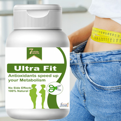 7Herbmaya Ultra Fit Fat Loss Capsule | Fat Burning Capsule | Slim Capsule | Burn Extra Fat(5 x 60 Capsules)