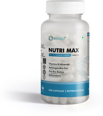 elicura NutriMax Multivitamin Capsules for Men(60 Capsules)