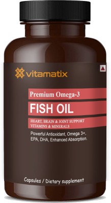 Vitamatix Fish Oil (Triple Strength) With 1000Mg Omega 3 (K148)(90 Capsules)