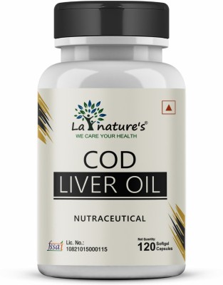 La Natures Cod Liver Oil 300 Mg Softgels(120 mg)