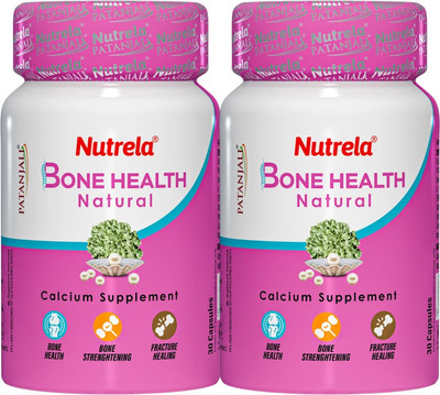 NUTRELA Bone Health Natural Capsules By Patanjali(2 x 30 Capsules)