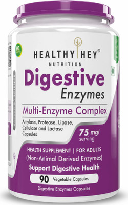 HealthyHey Nutrition Digestive Enzyme - Multi Enzyme(90 No)