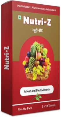 Nutri-Z Tablet with Multivitamins, Multimineral & Antioxidant for men & women, 3 Pcs(3 x 10 Tablets)