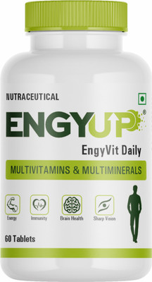 ENGYUP EngyVit Daily Multivitamin & Multimineral Tablets, Stamina & Immunity Booster(60 Tablets)