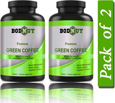 Bodnut Green Coffee Bean Extract Weight Loss Tablets (D203)(2 x 60 Tablets)