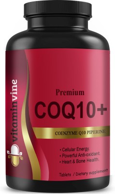 Vitaminvine 120mg Coenzyme Q10 Tablets with Piperine (G51)(30 Tablets)