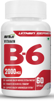 NutriJa Vitamin B6 2000mcg(60 Capsules)