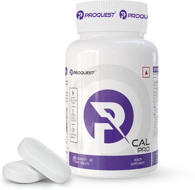 PROQUEST Cal Pro with Calcium Citrate Malate, D3, Magnesium & Zinc(60 Tablets)