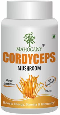 MAHOGANY Cordyceps Mushroom Extract Capsules(90 Capsules)
