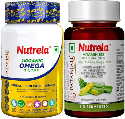 NUTRELA Combo B12+Omega Multivitamin Capsules(2 x 30 Capsules)