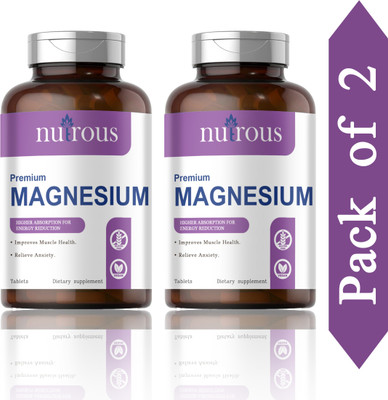 Nutrous Chelated Magnesium Glycinate Citrate Tablets (D210)(120 Tablets)
