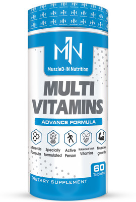 MuscleD-IN Nutrition Multivitamin Advance Formula 6o Tabs(60 Tablets)