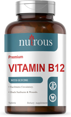 Nutrous Plant Based Vitamin B12 Tablets (S84)(30 Tablets)