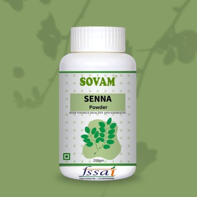 SOVAM Senna Powder 200gm - Natural Digestive Support(200 g)