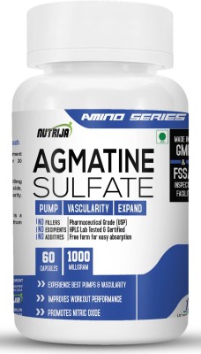 NutriJa Agmatine Sulfate 1000mg - 60 Capsules(60 Capsules)