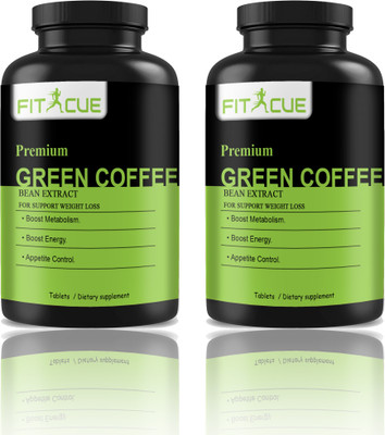 Fitcue Green Coffee Bean Extract Weight Loss Tablets (H250)(2 x 60 Tablets)