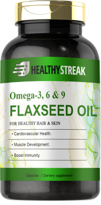 Healthy Streak Flaxseed extract Capsules Omega 369 (G56)(30 Capsules)