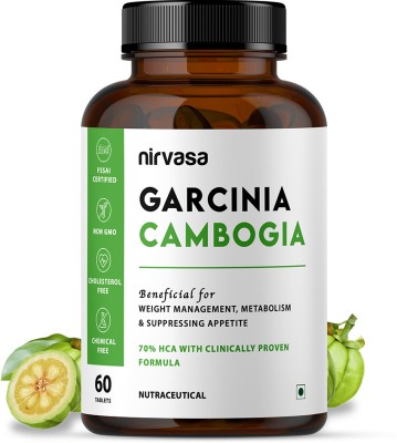 Nirvasa Garcinia Cambogia Tablets For Weight Loss with Green Tea(60 Capsules)
