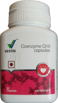 Vestig Coenzyme Q10 with Vitamin E 30 Capsules(30 Capsules)