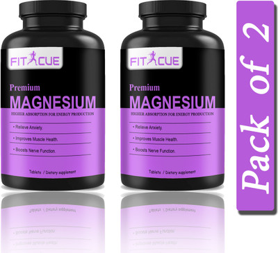 Fitcue Chelated Magnesium Glycinate Citrate Tablets (D210)(2 x 60 Tablets)