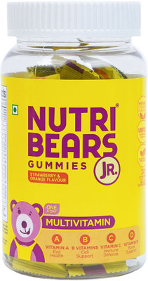 NutriBears Multivitamin Gummies for Kids - With 11 Essential Nutrients for Kids(30 No)