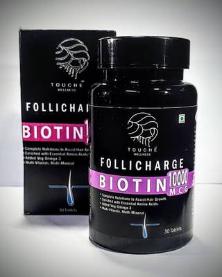 Follicharge Multivitamin For Men And Women Touche Wellness Pack of 30 Tablets_2