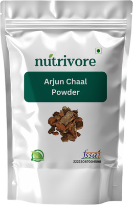 Nutrivore Arjun Ki Chaal Powder, Arjuna Bark Powder, Arjuna Tree Chaal, Arjun Chettu Chaal(100 g)
