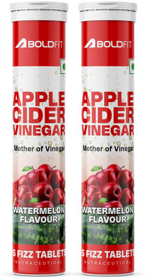BOLDFIT Apple Cider Vinegar for Weight Loss Tablet Acv Tablet with Mother Effervescent(2 x 15 Tablets)