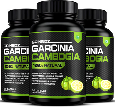 grinbizz Garcinia Cambogia Weight Loss Supplement(3 x 30 Capsules)