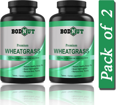 Bodnut Wheatgrass 800 mg Tablets (H229)(2 x 60 Tablets)