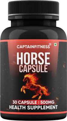 CaptainFitness Horse Capsule| Energy, Strength & Stamina-(53)(30 Capsules)