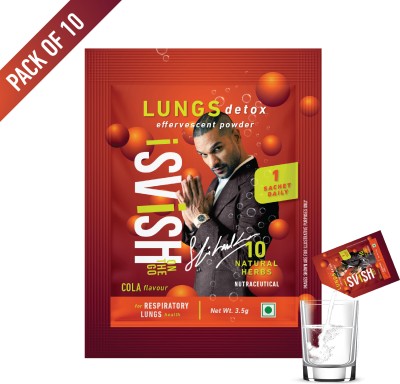 iSVISH Lung Detox Powder Pack10 Sachet|10 Natural Herb Effective for Respiratory Health(10 x 3.5 g)